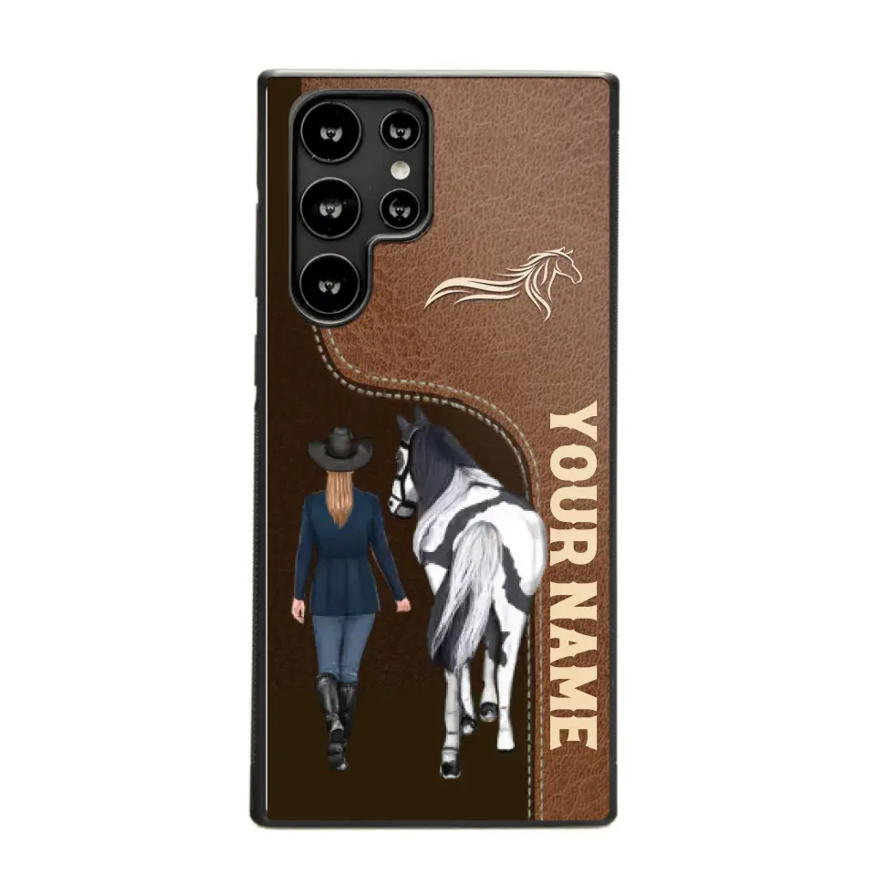 Personalized Horse Girl Horse Lovers Gift Phonecase Teacher Gifts Printed MTHTB1006