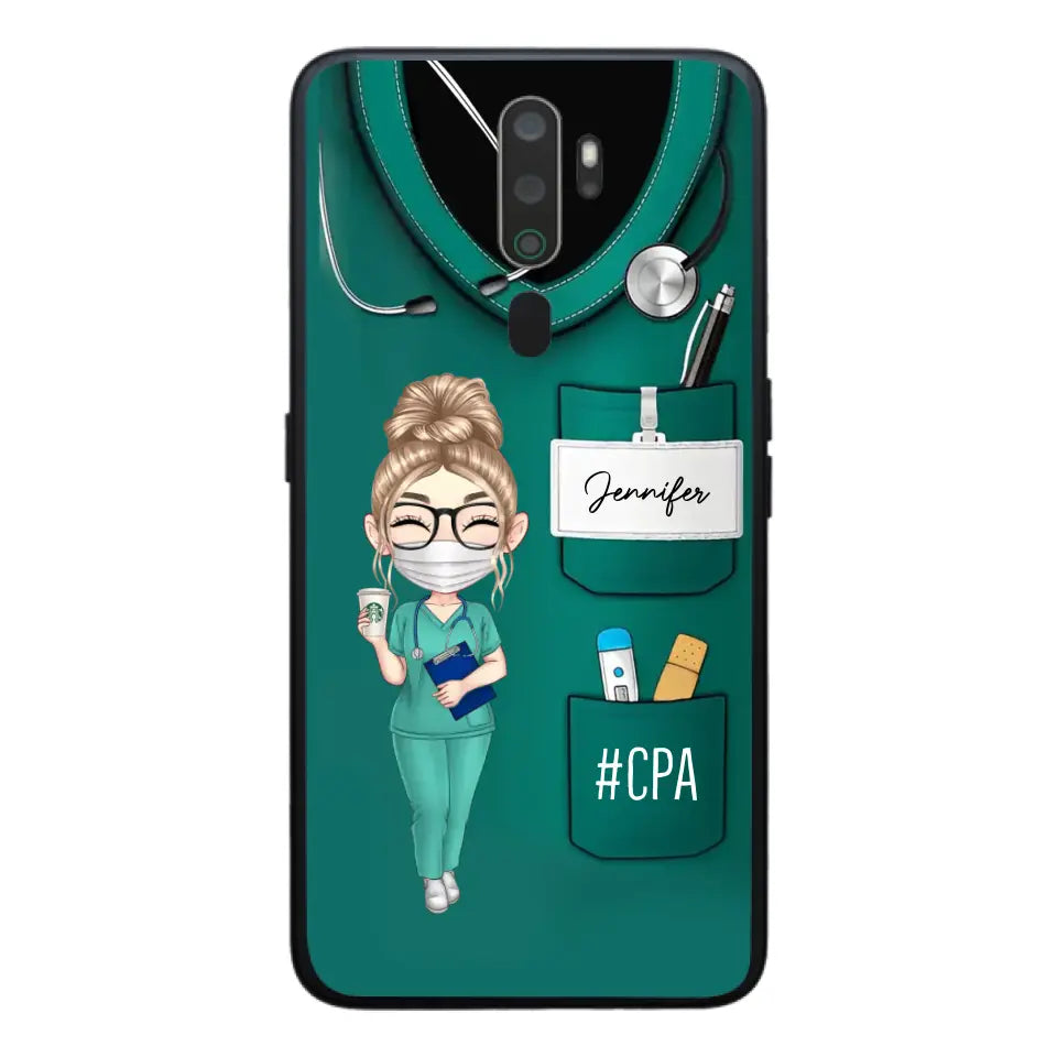 Personalized Nurse with Name Gift For Nurses Phonecase Printed 23MAY-DT15