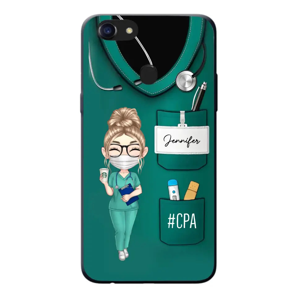 Personalized Nurse with Name Gift For Nurses Phonecase Printed 23MAY-DT15