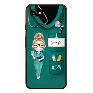 Personalized Nurse with Name Gift For Nurses Phonecase Printed 23MAY-DT15