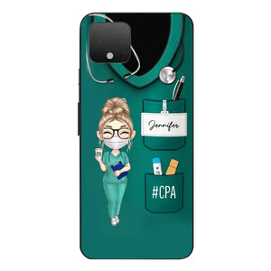 Personalized Nurse with Name Gift For Nurses Phonecase Printed 23MAY-DT15