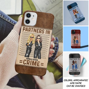 Personalized Partners In Crime Gift For Bestie Phone Case Printed 23JUN-DT13