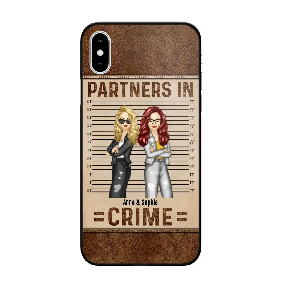 Personalized Partners In Crime Gift For Bestie Phone Case Printed 23JUN-DT13