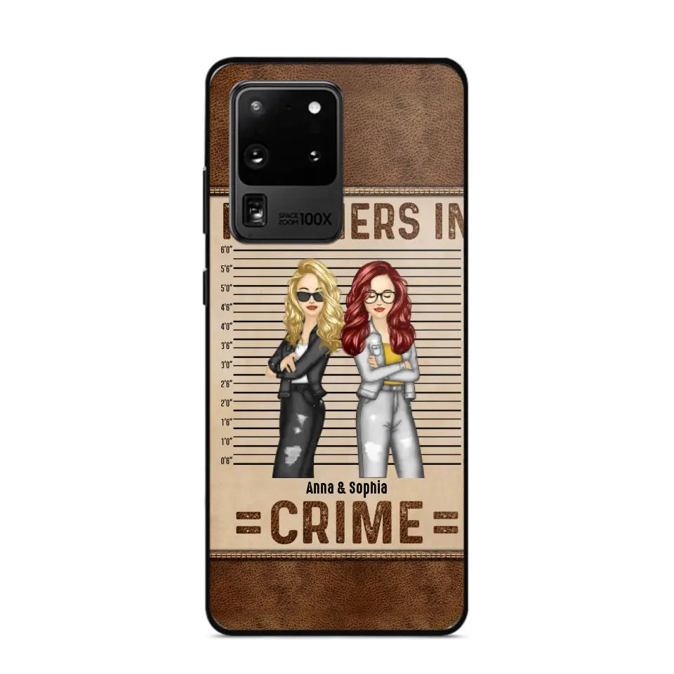 Personalized Partners In Crime Gift For Bestie Phone Case Printed 23JUN-DT13