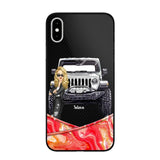 Personalized Jeep Lady Colorful Phonecase For Cool Lady 23JUN-DT19