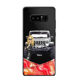 Personalized Jeep Lady Colorful Phonecase For Cool Lady 23JUN-DT19