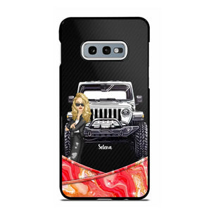 Personalized Jeep Lady Colorful Phonecase For Cool Lady 23JUN-DT19