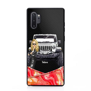 Personalized Jeep Lady Colorful Phonecase For Cool Lady 23JUN-DT19