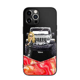 Personalized Jeep Lady Colorful Phonecase For Cool Lady 23JUN-DT19