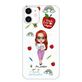 Personalized Teach Love Inspire Apple Chaos Coodinator Teacher Name Phonecase Printed HTHHN1606