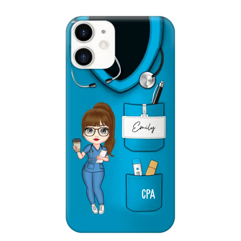 Personalized Nurse with Name Gift For Nurse Phonecase Printed MTHTB1506