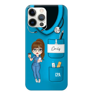 Personalized Nurse with Name Gift For Nurse Phonecase Printed MTHTB1506