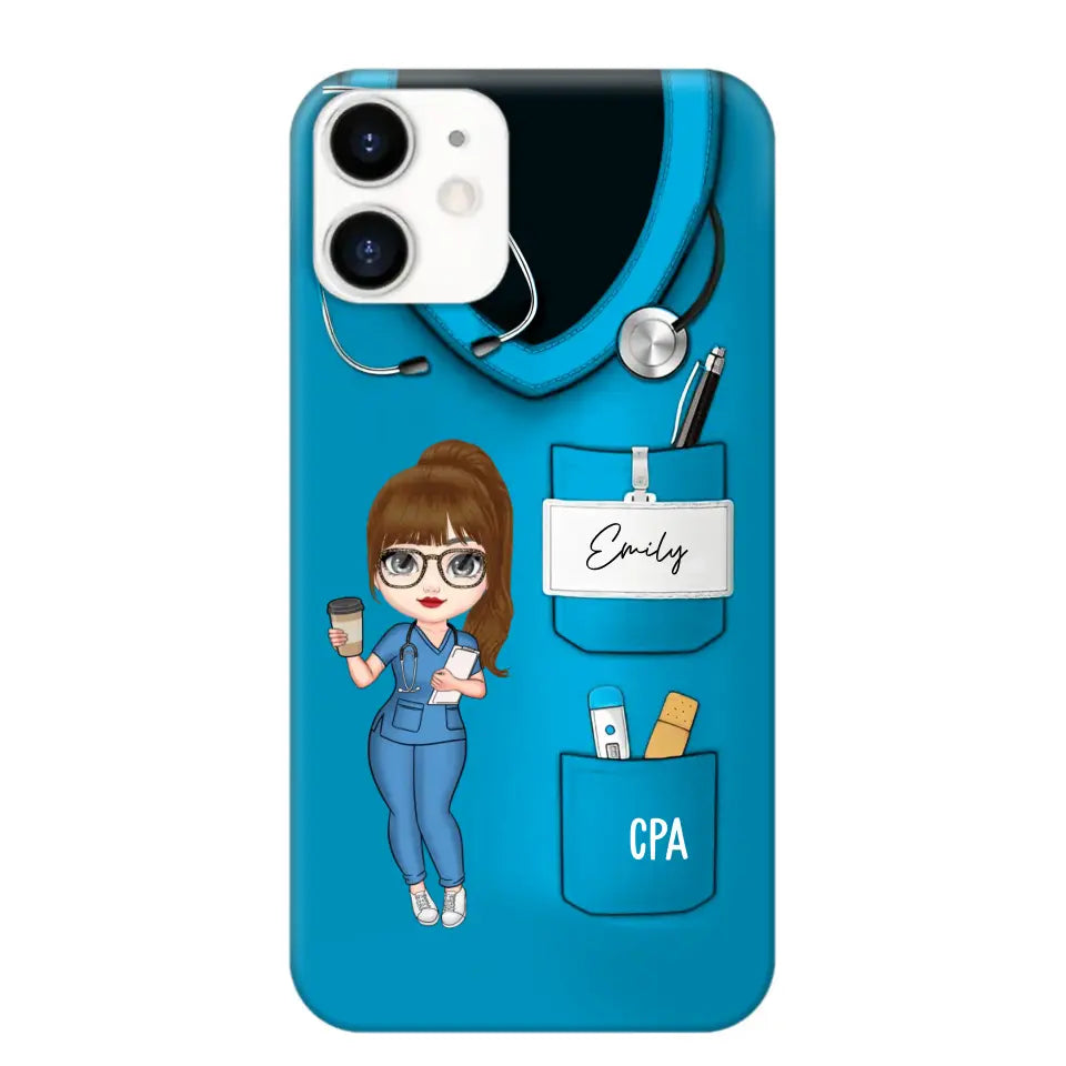 Personalized Nurse with Name Gift For Nurse Phonecase Printed MTHTB1506