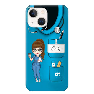 Personalized Nurse with Name Gift For Nurse Phonecase Printed MTHTB1506