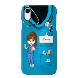 Personalized Nurse with Name Gift For Nurse Phonecase Printed MTHTB1506