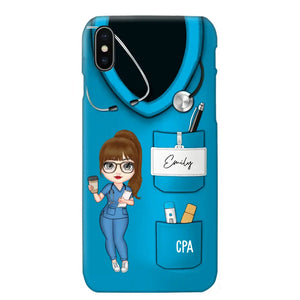 Personalized Nurse with Name Gift For Nurse Phonecase Printed MTHTB1506