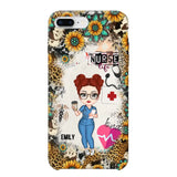 Personalized Nurse Life with Name Gift For Nurse Phonecase Printed 23JUN-PTN1606