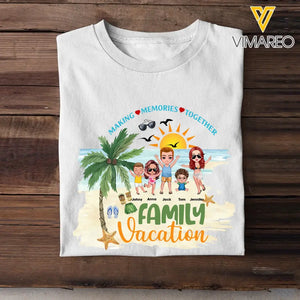 Personalized Making Memories Together Family Vacation T-shirt Printed MTHKVH2806