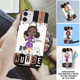 Personalized Nurse with Dogs Gift For Nurse For Dog Lovers Phonecase Printed PNDT1606