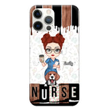 Personalized Nurse with Dogs Gift For Nurse For Dog Lovers Phonecase Printed PNDT1606