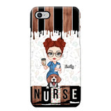 Personalized Nurse with Dogs Gift For Nurse For Dog Lovers Phonecase Printed PNDT1606