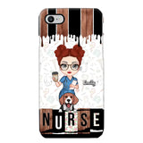 Personalized Nurse with Dogs Gift For Nurse For Dog Lovers Phonecase Printed PNDT1606