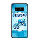 Personalized Grandma Turtles with Kid Name Ocean Background Gift For Grandma Phonecase 23JUN-HN30