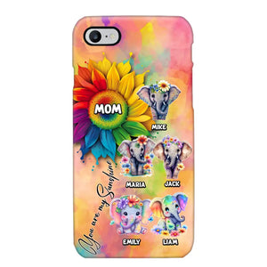 Personalized Elephant Mom Gift For Mom Phone Case QTDT0507