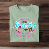 Personalized Warning 2023 Bestie Trip Printed T-shirt MTHKVH0707