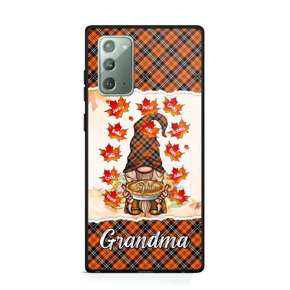 Personalized Fall Season Grandma Autumn With Kids   Phone Case Printed QTHQ1007