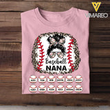 Personalized Grandma Nana Baseball with Kid Name T-shirt Printed MTHPN0707