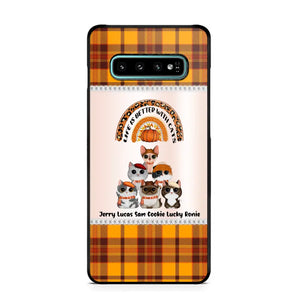 Personalized Life Is Better With Cats Fall Season Cat Lovers Phonecase Printed PNPVD1407