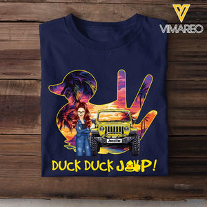 Personalized Jeep Girl Duck Duck Jeep T-shirt Printed MTPVD2007