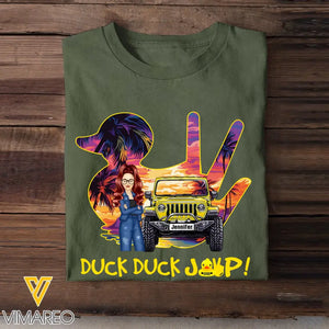 Personalized Jeep Girl Duck Duck Jeep T-shirt Printed MTPVD2007