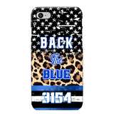 Personalized Back The Blue Police Phonecase Printed 23JUL-DNL21