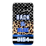 Personalized Back The Blue Police Phonecase Printed 23JUL-DNL21