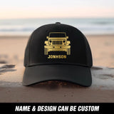 Personalized Golden Jeep Cap Printed 22JUL-KVH22