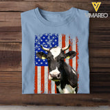 Personalized Upload Photo Your Cow Cow Lover T-shirt Printed QTKH2407