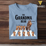 Personalized The Grandma Bear with Kid Names T-shirt Printed MTHKVH2407