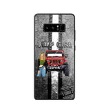 Personalized Jeep Girl with Name Phonecase Printed HTHHN2407