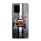 Personalized Jeep Girl with Name Phonecase Printed HTHHN2407