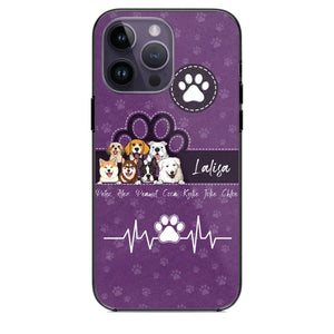 Personalized Dog Mom Dog Name Dog Lovers Gift Phonecase JUL-HN20237