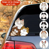 Personalized Cat Lovers Car Decal Printed PN202343