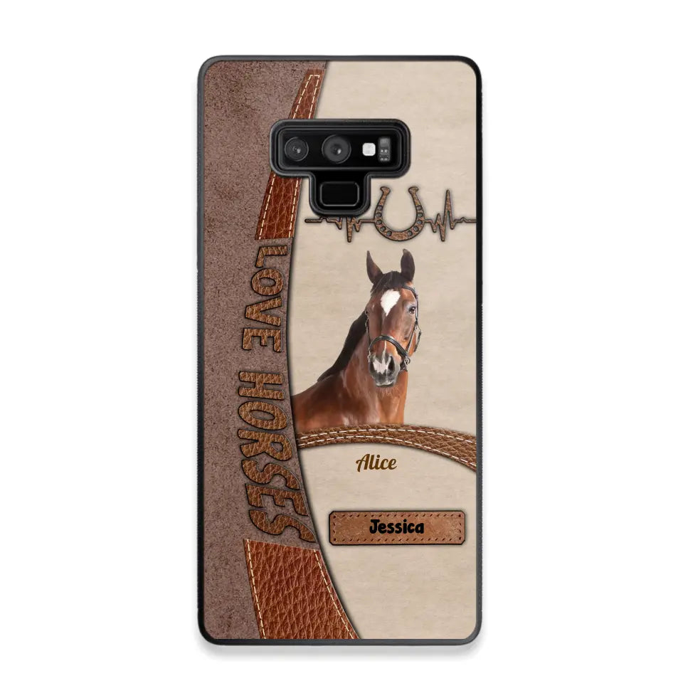 Personalized Upload Your Horse Photo Love Horse Phonecase PD202346