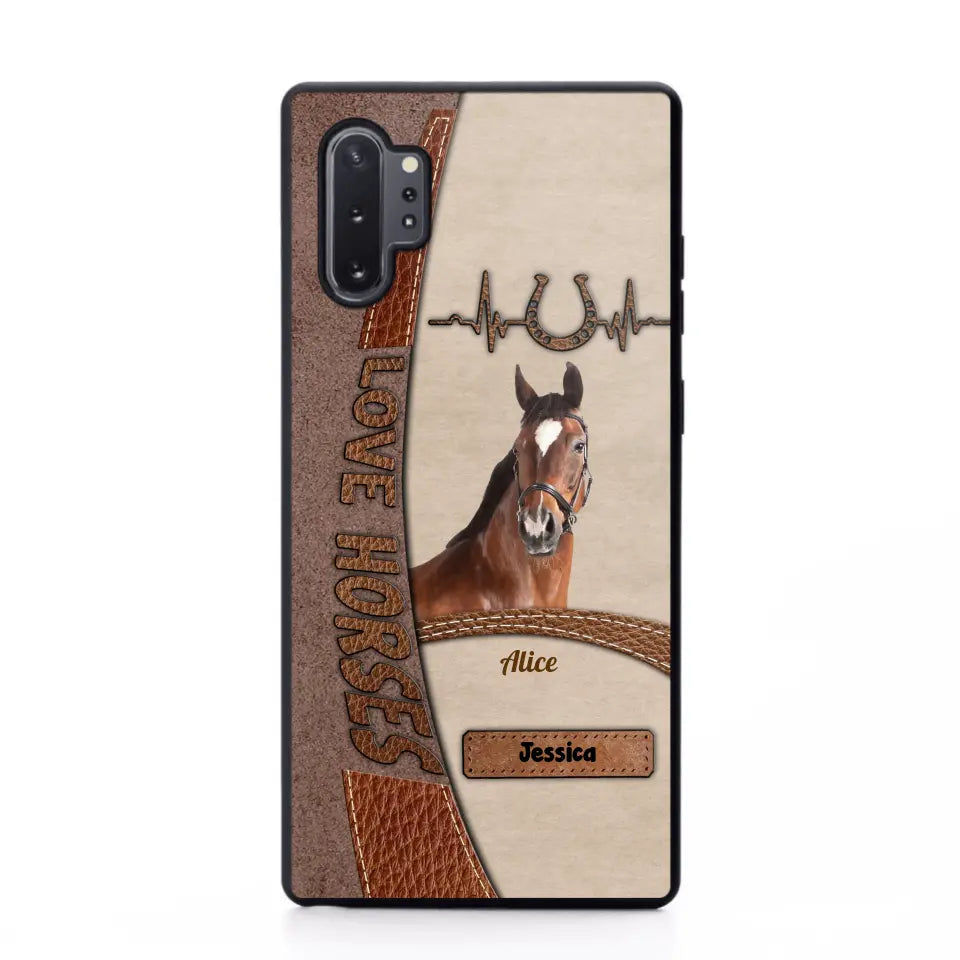 Personalized Upload Your Horse Photo Love Horse Phonecase PD202346