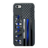 Personalized Law Enforcement Thin Blue Line Luxury Phonecase 2023101