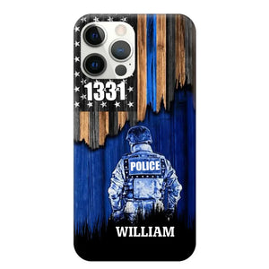 Personalized Police Department with Name Phonecase Printed PTN202390