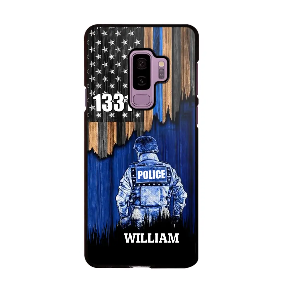 Personalized Police Department with Name Phonecase Printed PTN202390