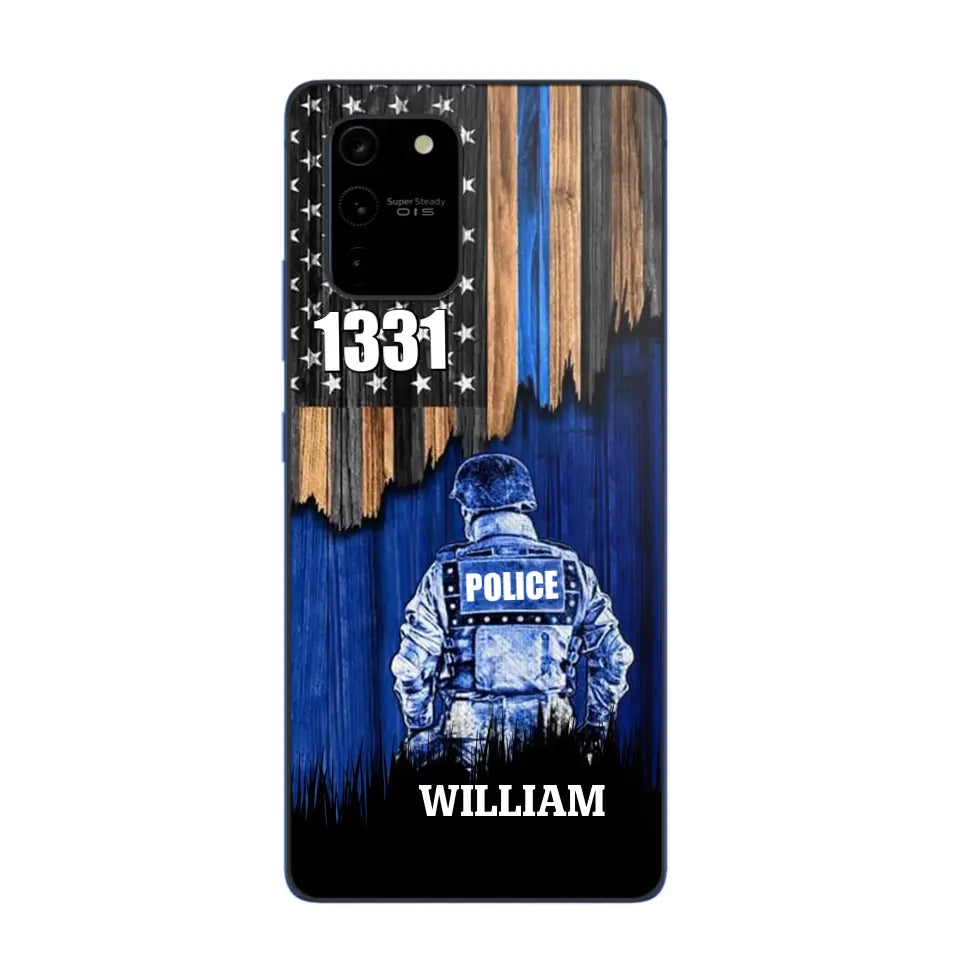 Personalized Police Department with Name Phonecase Printed PTN202390