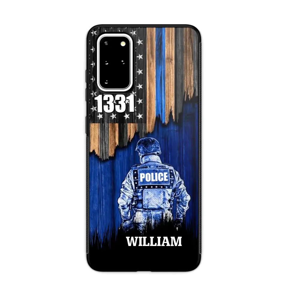 Personalized Police Department with Name Phonecase Printed PTN202390